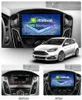 2 Din Autoradio Ford Focus için Araba Radyo Video 2012-2015 9 "HD Dokunmatik Ekran Dijital Ekran Bluetooth FM DVD USB SD Ayna