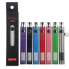 Küçük Ugo V3 510 Konu Pil Mikro USB Şarj Button LED Işık Ile PASSthrough LED Işık Ön Izole Ayarlanabilir Volt Vape Kalem 650 900 mah Kitleri