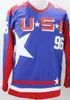 Uomo Hockey su ghiaccio USA Movie Jersey Vintage 96 Charlie Conway 21 Dean Portman 44 Fulton Reed Maglie Colore squadra Blu Tutte le qualità cucite