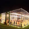 3 x 3m LED ICICLE LED perde perisi ipi ışık peri ışık 300 LED Noel Işığı Düğün Ev Bahçesi Partisi Dekor