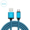 / 2/3 meter micro USB-kabel 3A Fast Laddning Typ-C Kabel Snabbladdning USB C Wire Line för Samsung Huawei Xiaomi Mobiltelefon