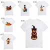 キッズデザイナー服男の子ハロウィーンシャツコットン幼児ガールズTシャツ半袖子供トップスカボチャティー38デザインDW4114