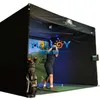 Hot Inflatable Golf Simulator Room sports simulator tent 15ftW*17ftL*9.2ftH HIGH durable