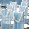 3 stks / partij 2 m lange kunstmatige blauweria bloem krans zijden hortensia rotan diy bruiloft verjaardagsfeestje decoratie muur achtergrond nep bloemen