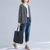 SIZE Spring Autumn Women Fashion Elegant Stripe Bolero Tops Ladies Female Plus Large Cotton Outerwear Cardigan Jacket Coat1