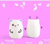 2S Colorful Silicone Soft USB Rechargeable Animal Night Light Cute Cat Table Lamp Adults Children Baby Bedroom LED Light Nursery Night Lamp