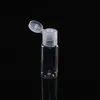 20ml Flip Top Cap PET Hand Sanitizer Bottle Plastic Cosmetic Lotion Cream Packaging Empty Bottles WB1984