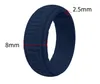 10pack Fashion newest style silicone ring 10 colors group Rubber Wedding Bands men's sport wear2045