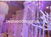 (ohne Blumen)Neue Hochzeits-Straßenführung, hohes Acryl mit Kristall, Europa, Hochzeits-Mittelstück, Event-Party, Deko, Mariage