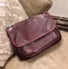 الكلاسيكية V موجة نمط رفرف سلسلة حقيبة جلدية حقيقية الكتف حقيبة يد سيدة أكياس Crossbody المحفظة رسول حقيبة