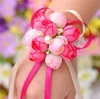 美しい韓国のシミュレーションの姉妹の手首の花の花嫁介添人の花のブライダルリストの花と手の花T4H0223