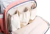 Maman couches sacs à dos rayé bébé sacs à couches étanche maternité sac d'allaitement voyage Nappy sac à dos mode sac à main nouveau 8 couleurs YW3100