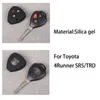 Ключи от машины с резиновой втулкой Защита ключей от машины для Toyota 4Runner SR5 / TRD Configuration 2010+ Аксессуары для салона автомобиля
