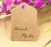 DIY Kraft Paper Tags Gift Wrap Label Blank Price Tag Kraft Gift Hang Tag Wedding Party Supplies 3x2cm 1000pcs