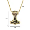 hip hop Quake pendant necklaces for men Nordic Vikings retro Ethnic luxury necklace Stainless steel Cuban chains jewelry 7641453