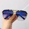 2020 mode nouveau modèle de lunettes de soleil forme carrée de haute qualité mod 988 mode pour hommes conception originale haute lentille de vent en verre de soleil avec étui5108629