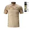 Maglietta camuffato all'aperto caccia alla caccia sparandoci abiti da battaglia uniforme da combattimento tattico bdu abbigliamento camicia mimetica no05-014