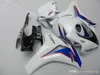 100% injektion ABS Fairings för Honda CBR1000RR 2008 2009 2011 White Blue Fairing Kit CBR 1000 RR 08 09 10 11 DF23