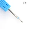 29 Typ Diamant Rotary Drill Bit Cuticle Pusher för Manicure Nail Files Electric Milling Cutter Grinder Machine Art Tools