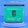 RSIM12 + V 16 R SIM12 + V R SIM 12 + V RSIM 12+ R-SIM 12+ Unlock Card IOS Menu Pop-up Menu Zaktualizowane Auto Unlocking Sim dla iPhone XS X 6 7 8 Plus 4g