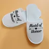 BRIDES BRIDESMAIDS SLIPPERS MOUDCTION DOUCE BRIDAL DOUCE PAJAMA CONDION D'HAMONNE BACHELOLORETTE FAVORS FAVORS DÉCORA5858210