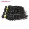 매력적인 페루 처녀 머리카락 직조 5 조각 Jerry Curly Hair Extensions Perfact Curly Weave 브라질 말레이시아 인디언 인간 HA5427304