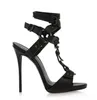 Sıcak Satış-stiletto topuk Sandalet Burnu açık Ayak Bileği Strappy Kahverengi İnce Yüksek Topuklu Parti Kadın Ayakkabı Mujer Zapatos Ayakkabı Kadın 12 cm topuk