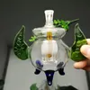 Cachimbos de vidro Fumar narguilé soprado Fabricação Bongos soprados à mão Venda imperdível narguilé de vidro de tripé colorido na Europa e América