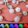 12V 5050 RGB LED Module Light Flexible Strip Tape Lamp 3LEDs Plastic Hemispherical Non Waterproof Multi Color Change for Front Window Lightbox Letter Sign