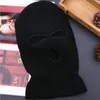 htsport Black Knit 3 Hole Ski Mask BALACLAVA Hat Face Shield Beanie Cap Snow Winter Warm 2018 summer fashion4405333