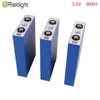 4pcs/lot deep cycle rechargeable lifepo4 battery 3.2v 90ah for solar power system/electric car/telecom/UPS