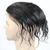 MEN039S TOUPEE 10x8人間のヘアスイスレースToupeeシステム交換ヘアピースメンズWIG7808977