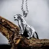 Wholesale-luxury designer rock hip hop jewelry cool titanium steel handsom animal tiger pendant necklace for men