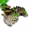 Hars Aquarium Decoratie Kunstbrug Rockery voor Aquarium - Hars Ornament Landscaping Aquarium Accessoires Gratis verzending