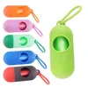 Pet Dog Dispenser Garbage Case Included Pick Up Waste Poop Bags Dog Pet Supplies Household Cleaning Tool 8 Colors 10.5*4cm SN2184