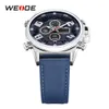 WEIDE sport montres à Quartz analogique numérique Relogio masculino marque Reloj Hombre armée Quartz militaire montre horloge hommes horloge