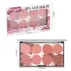 Nyaste 8 färger Blush Palette Ansikte Mineral Palette Blusher Powder Professional Makeup Blush Contour Shadow 42g