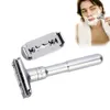 Razor Mens Adjustable Shaving Double Edge Classic Safety Blade Exposure Six Levels 1 Handle 10 Blades And Holder1