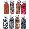 Porte-clés imprimé en néoprène Keychain Handy Lip Balm Holder Lipstick Tracker Holder Favors Novelty Gifts personnalisable2569983