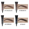 EYEBROW GEL eye brow with brush waterproof dyed liquid eyebrows dye Enhancers free ship 5 pcs