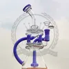 Bongs Pipe Bong Water Oil Dymanie Zlewki Zlewki Dąb R oznacza Perc Zdejmowane 10 cali Prosto ze szklaną miską