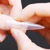 500pcs Super długie ostre sztylet Fałszywe końcówki 49 cm płaski kształt do akrylowego żelu UV paznokcie salon akryl fałszywe paznokcie końcówki białe clear22220181