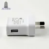 Prise murale 5V 2A USB AU blanche / chargeur de maison pour HTC Galaxy S3 I9300 I9100 I9500 pour les îles Cook / Nouvelle-Zélande / Australie