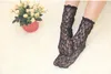 Women039s Breathable Hem Lace Flower Fishnet SocksVintage Ladies Girls Lolita Fishnets Hollow out Mesh Nets Floral Lace Socks 5293723