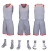 2019 nouveaux maillots de basket-ball vierges logo imprimé taille homme S-XXL prix pas cher expédition rapide bonne qualité gris G002n