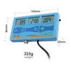 Freeshipping Multifunctionele 6 in 1 ORP MV PH CF EC TDS FAHRENHEIT Celsius Meter Tester Thermometer Waterkwaliteit Monitor EU-stekker