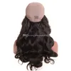 중국 공장 공급자 Mikehair 자연 블랙 컬러 바디 웨이브 레이스 프론트 가발 도매 절반 레이스 레미 인간의 머리 가발