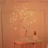 Estilo Bonsai Decoração de Natal DIY Night Light Interruptor de Toque Controle Levou luzes de árvore para decoração de mesa de festa de casamento