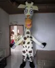 2019 Высокое качество Прямая ходьба Специальный Белый Жираф костюм талисмана ручной работы Взрослый костюм талисмана