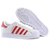 80s Schuhe Jungen Mädchen Best Wear Schuhe Superstars Herren Damen Leder Wohnungen dreifach weiß schwarz rot Super Star 80er Jahre Freizeitschuhe